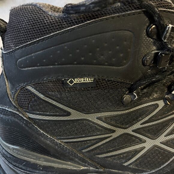 The North Face Boots Mens 10 Black Hedgehog Fastpack II GTX Mid Gortex Hiking - Picture 8 of 13